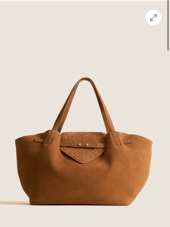 Tuckernuck Handbags - Camel Suede Blaine Tote- tuckernuck